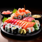 create-an-image-of-an-exquisite-sushi-platter-perfect-for-a-movie-theater-snack-the-sushi-should--194717813